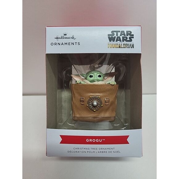 Disney Hallmark‎ Christmas Ornament Star Wars The Mandalorian Grogu - Picture 1 of 6